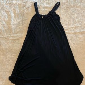 Black cotton dress